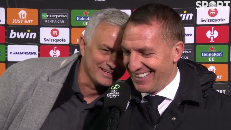 Huấn luyện viên Brendan Rodgers có mối quan hệ khá thú vị với Mourinho