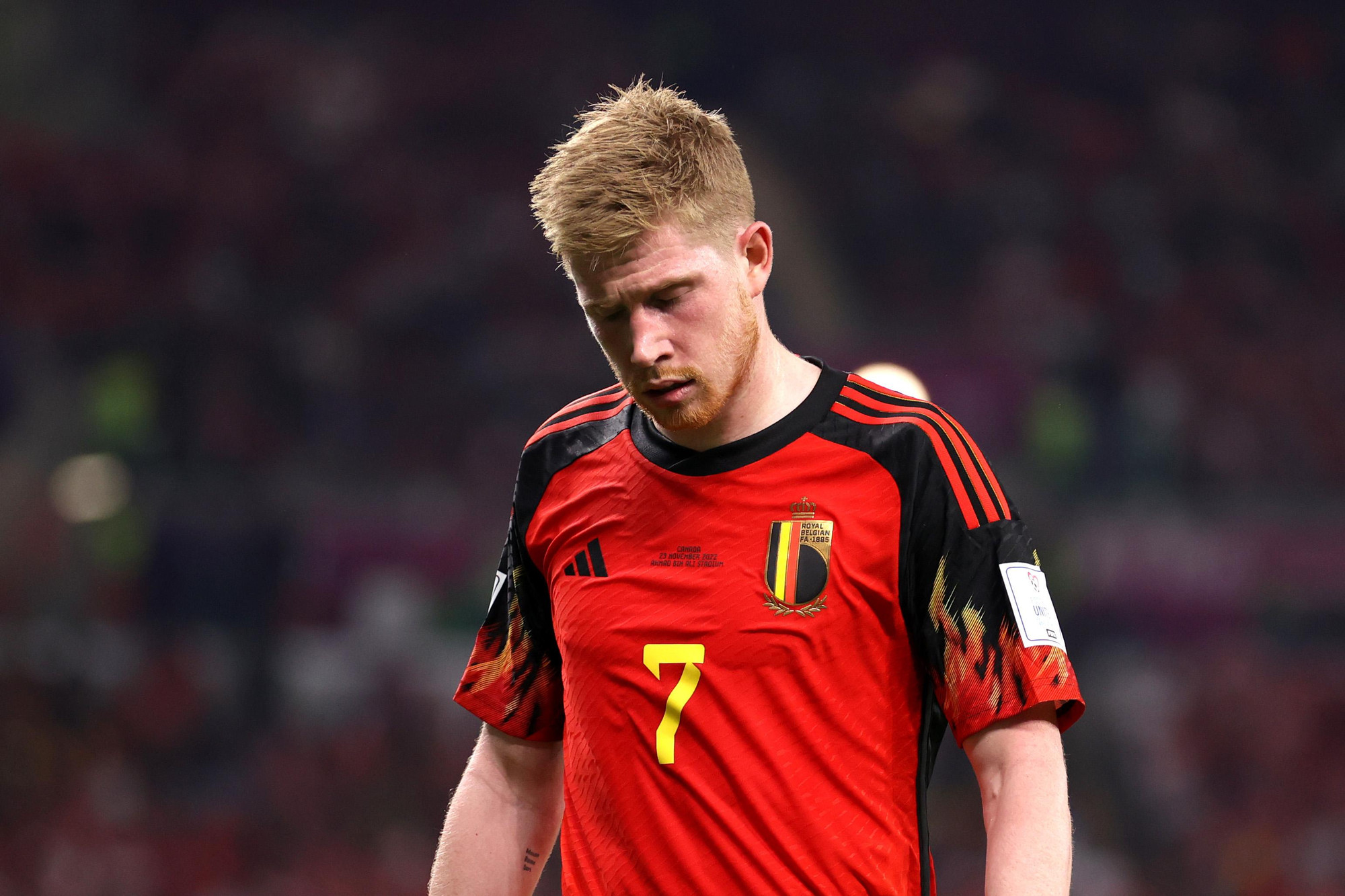 Kevin De Bruyne xấu hổ khi nhận giải Cầu thủ xuất sắc nhất trận Bỉ - Canada  | Báo điện tử Tiền Phong