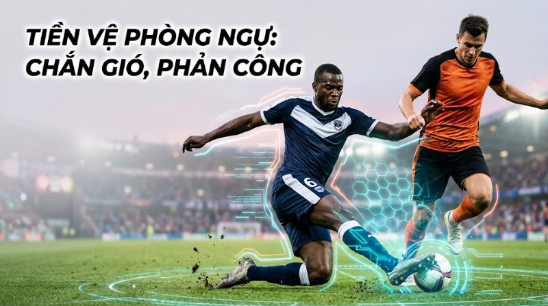 Tiền vệ phòng ngự là gì? Tất tần tật về tiền vệ phòng ngự