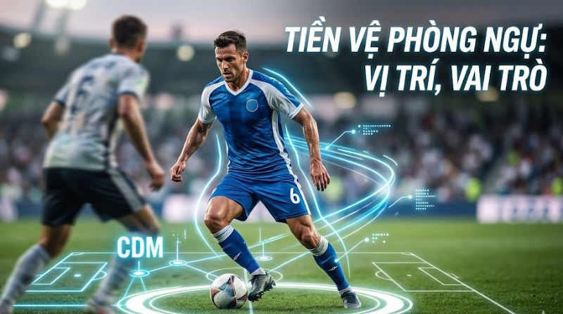 Tiền vệ phòng ngự là gì? Tất tần tật về tiền vệ phòng ngự