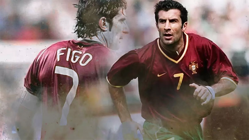 Luis Figo số 7 huyền thoại Barca và Real